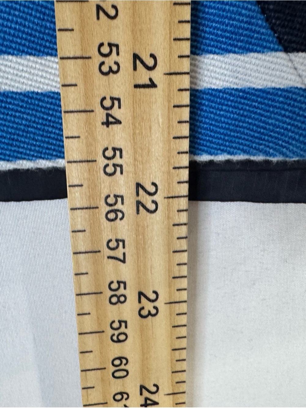 J. Crew Navy and Blue Striped Pencil Skirt - Picture 5 of 7